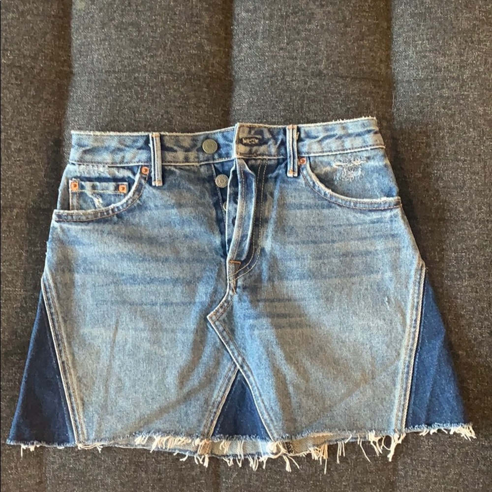 NWOT GRLFRND Denim skirt